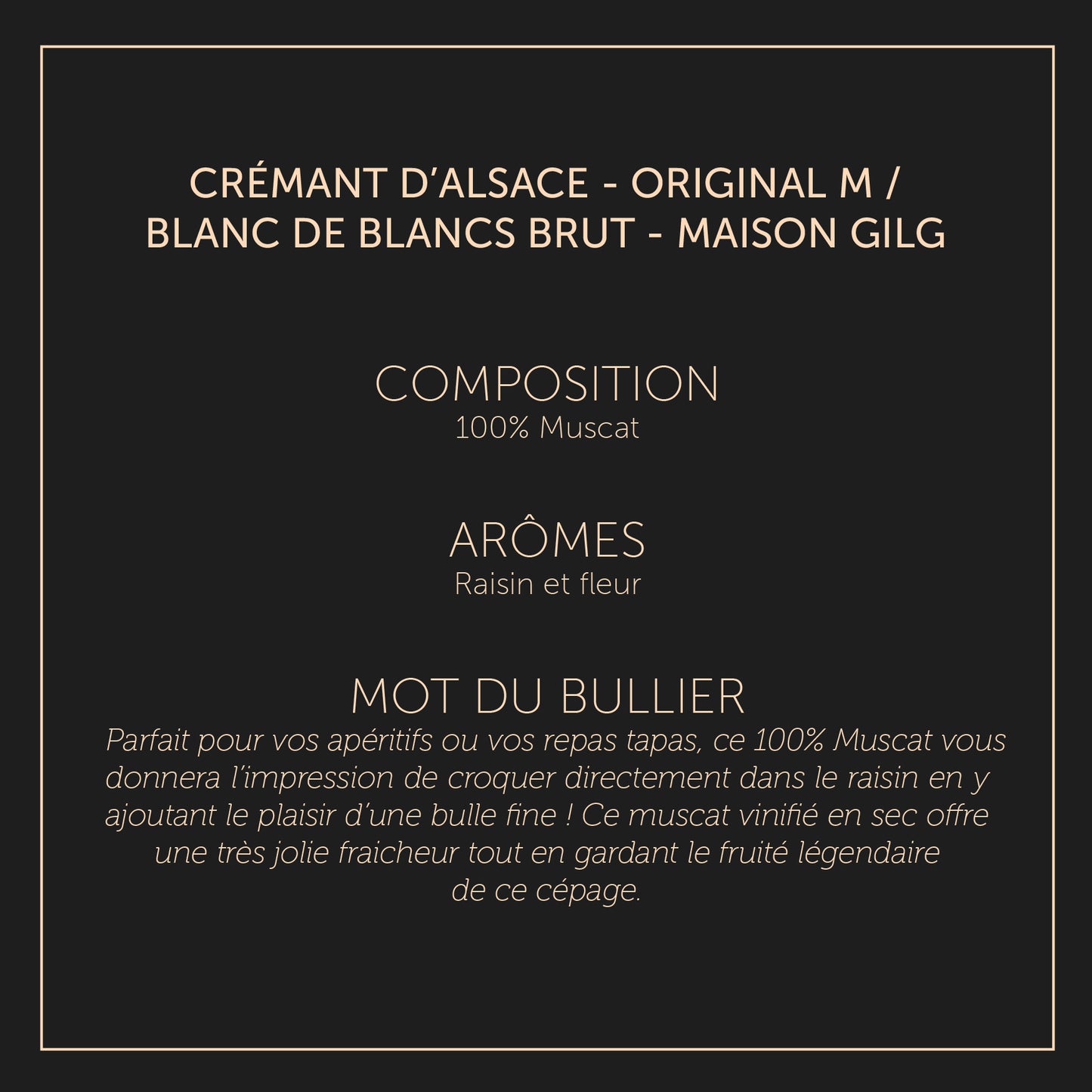 Original M Gilg - Crémant d'Alsace - Blanc de Blancs Brut
