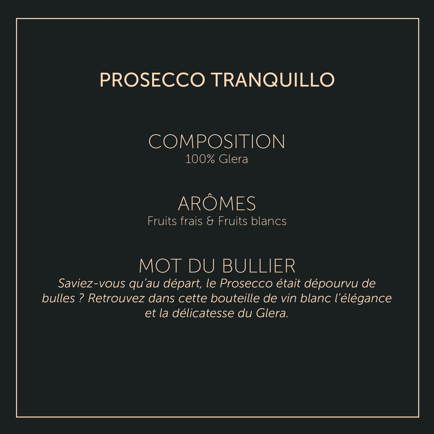 Prosecco Tranquillo